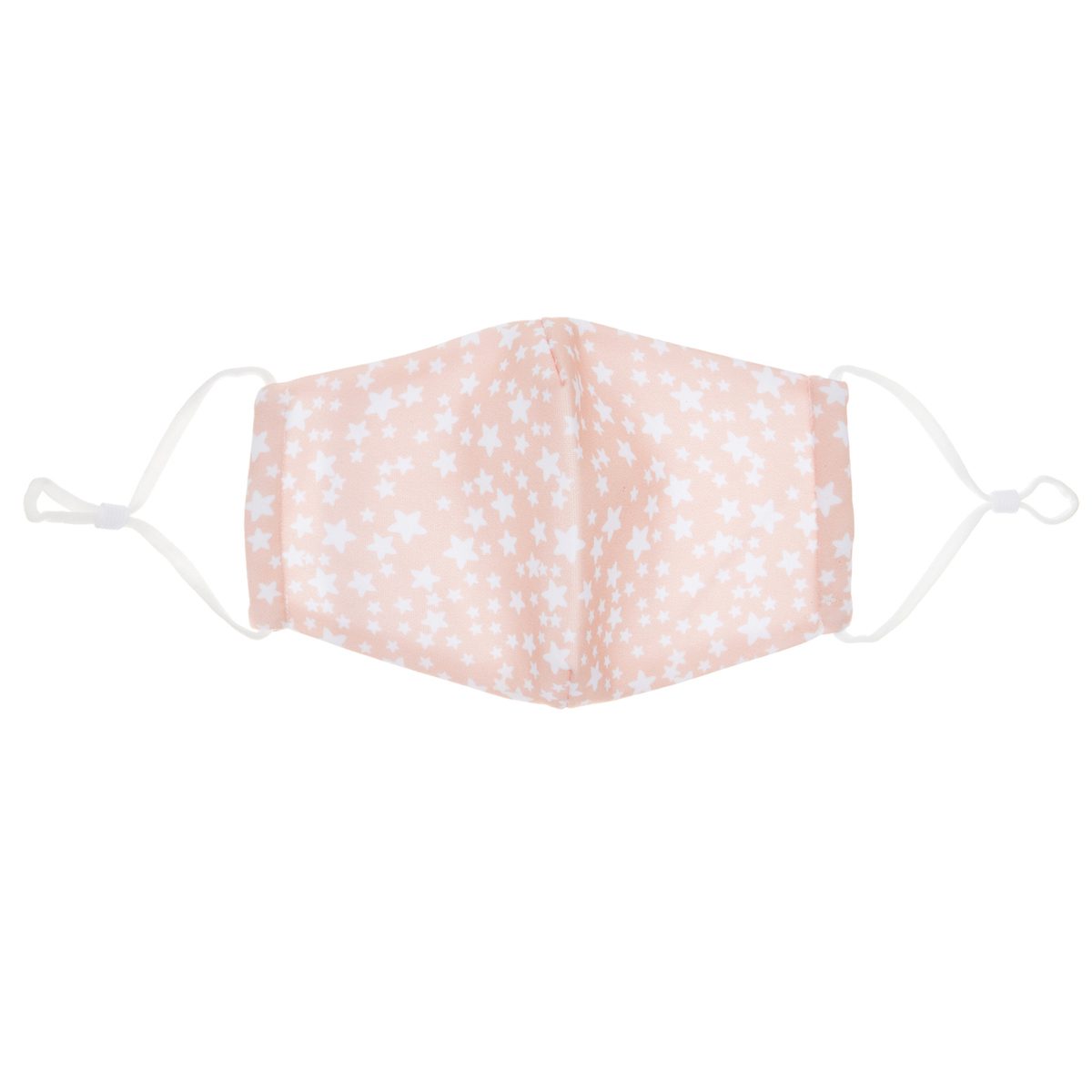 Child Star Print Face Mask | Peach Pink
