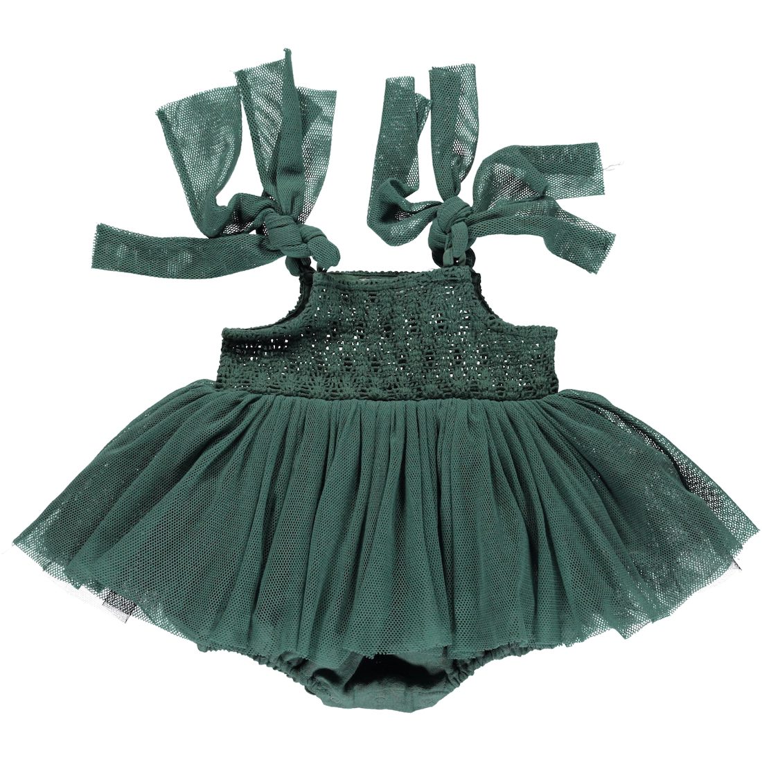 Chloe Romper | Sea Pine Tulle