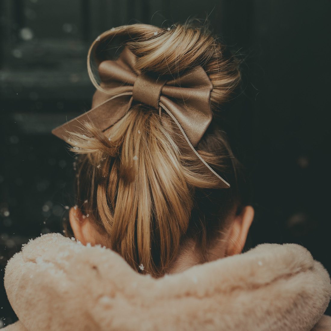 Cinty Hairtie | Truffle Metallic Nubuck