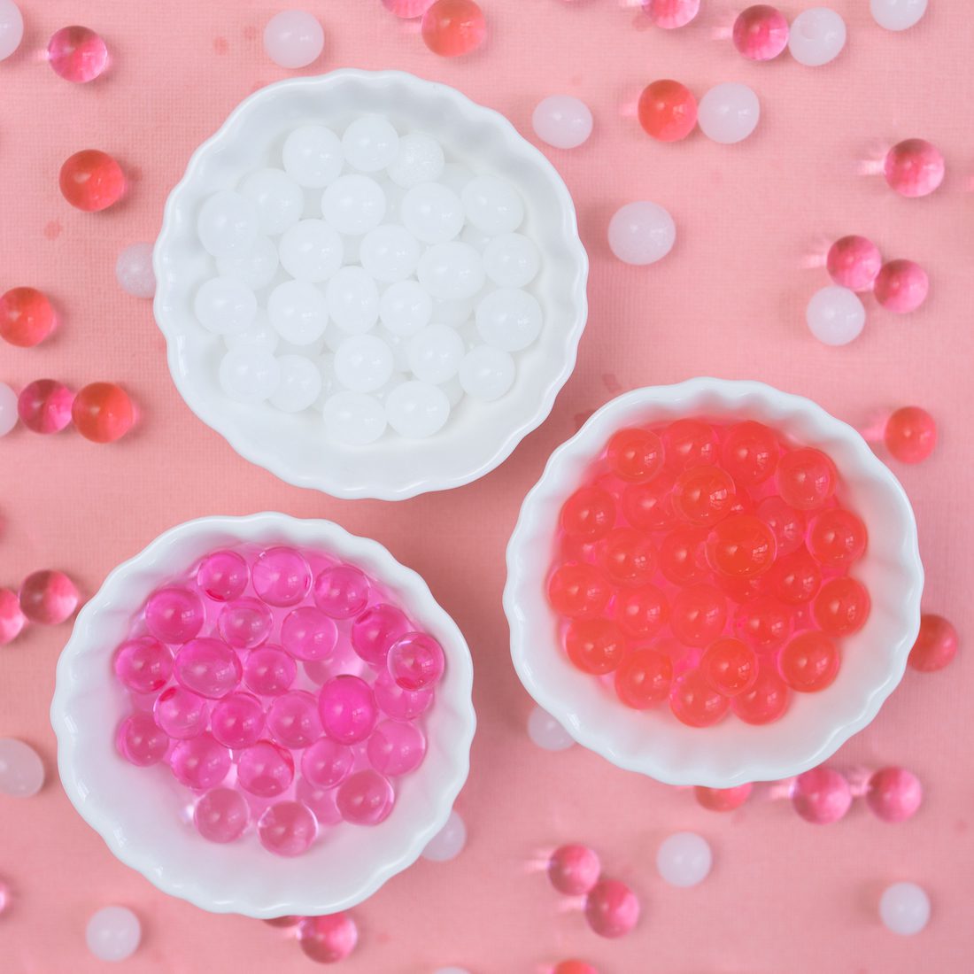 Colour Water Beads | 10g - Approx 500 water beads | White