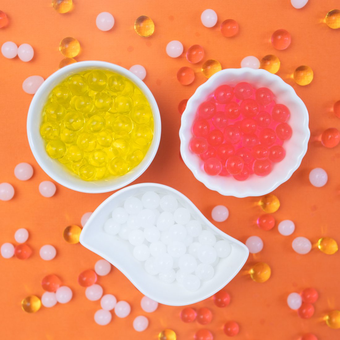 Colour Water Beads | 10g - Approx 500 water beads | White