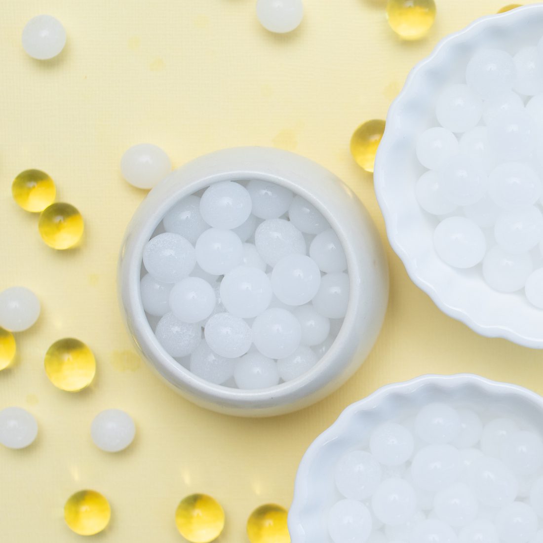 Colour Water Beads | 10g - Approx 500 water beads | White