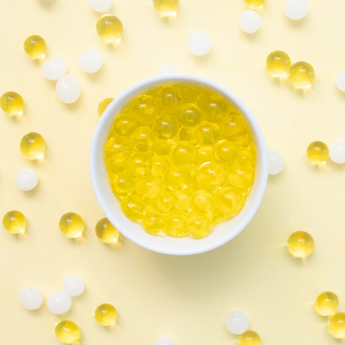 Colour Water Beads | 10g - Approx 500 water beads | Yellow