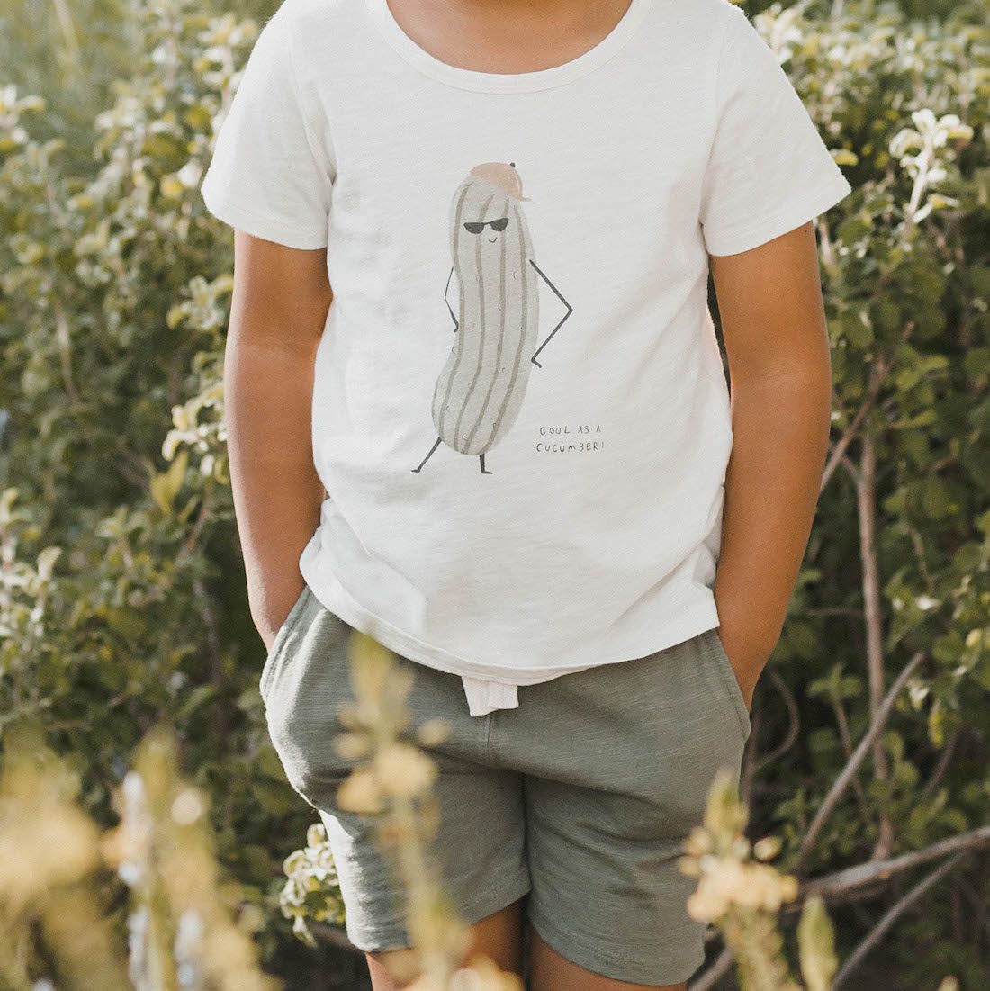 Cool As A Cucumber Tee & Fern Shorts