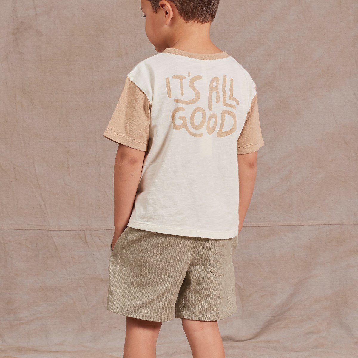 It's All Good Contrast S/S Tee & Laurel Bermuda Short