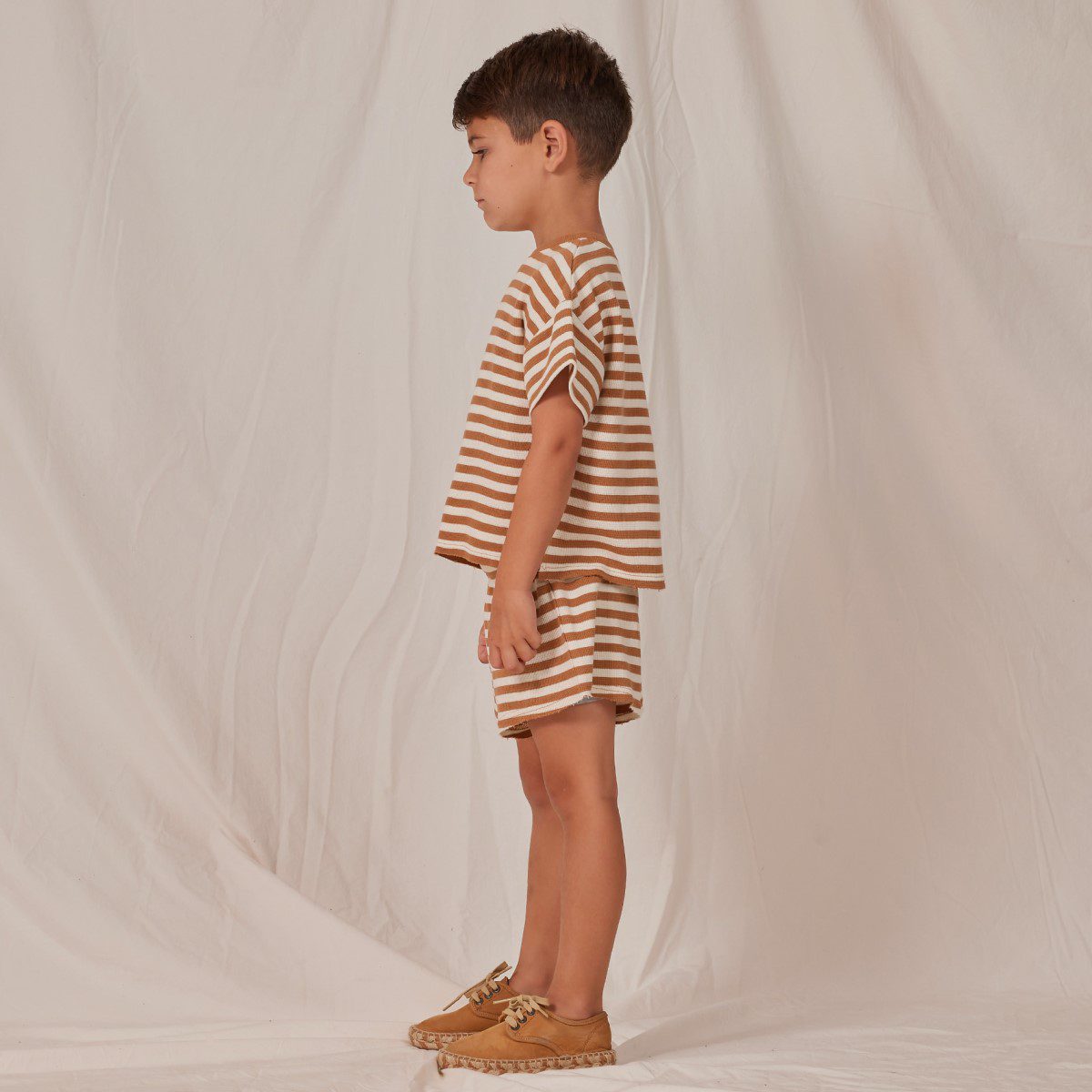 Summer Waffle Set | Camel Stripe