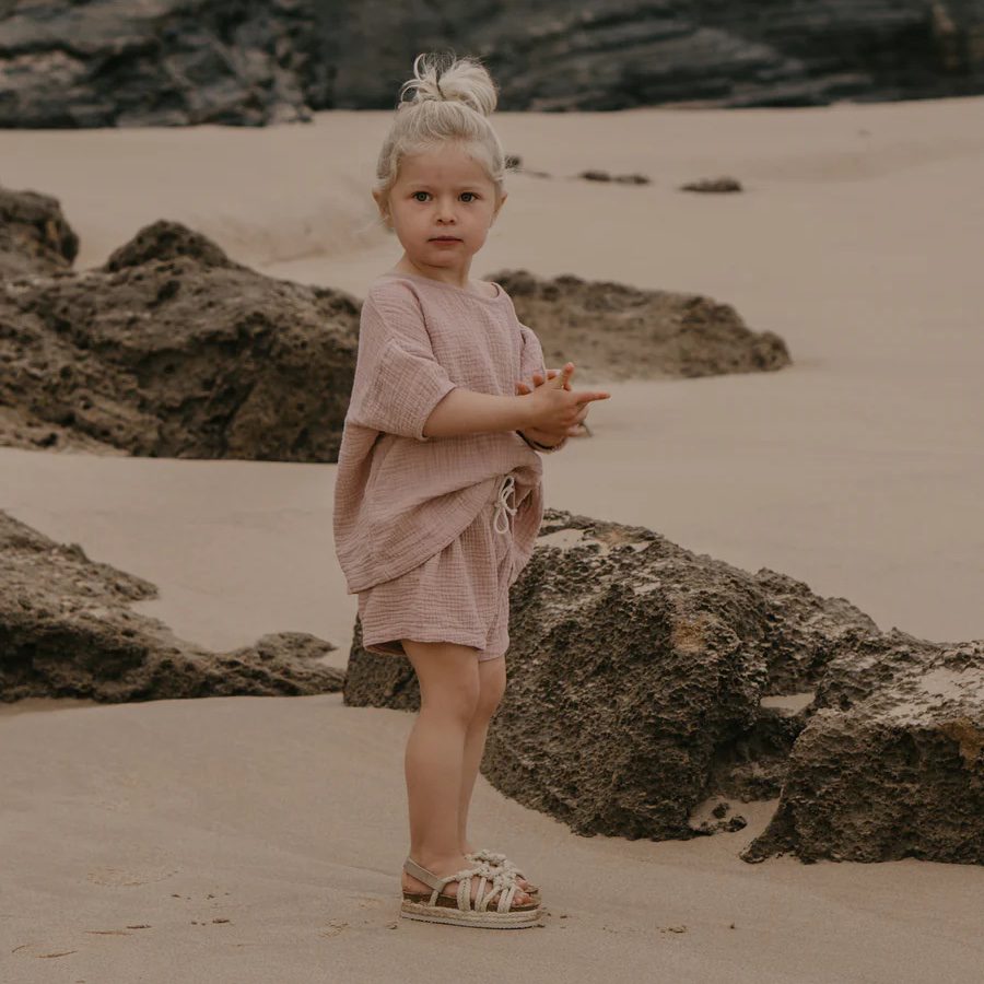 The Muslin Top & The Muslin Short | Antique Rose