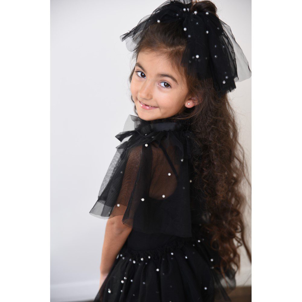 Pearl Tulle Ballerina Dress | Black