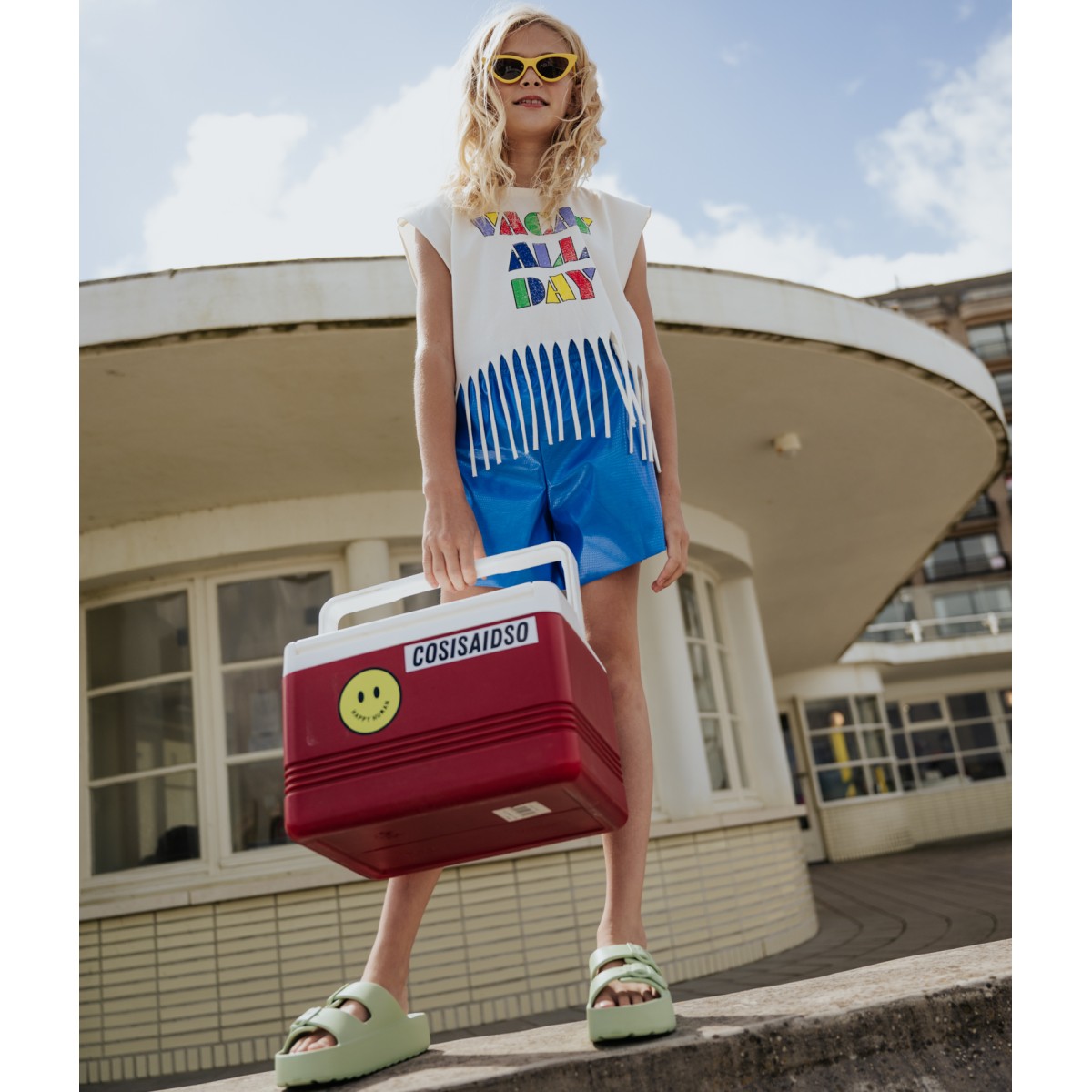 Fringe Tshirt 'Vacay All Day'