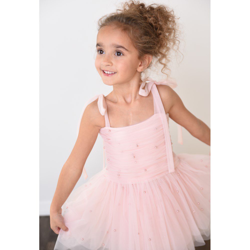 Pearl Tulle Ballerina Dress | Pink