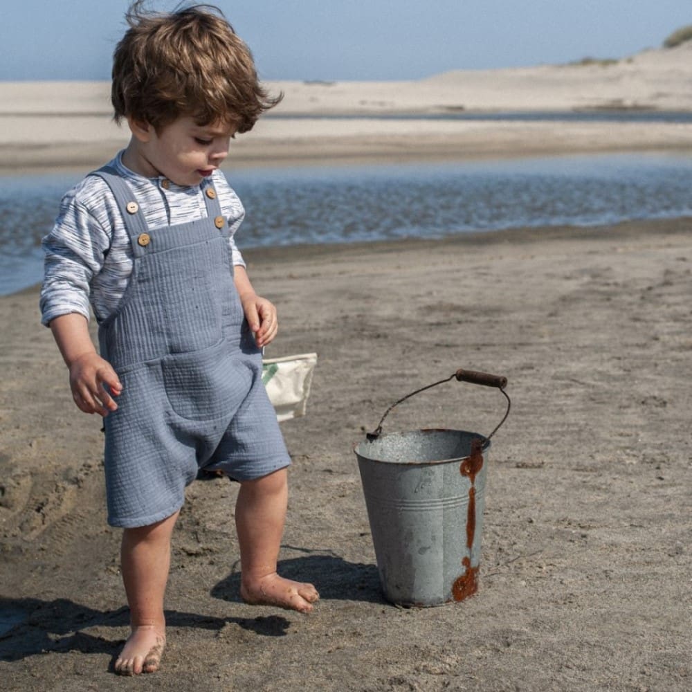 L/S Jersey Top & Dungaree Shorts