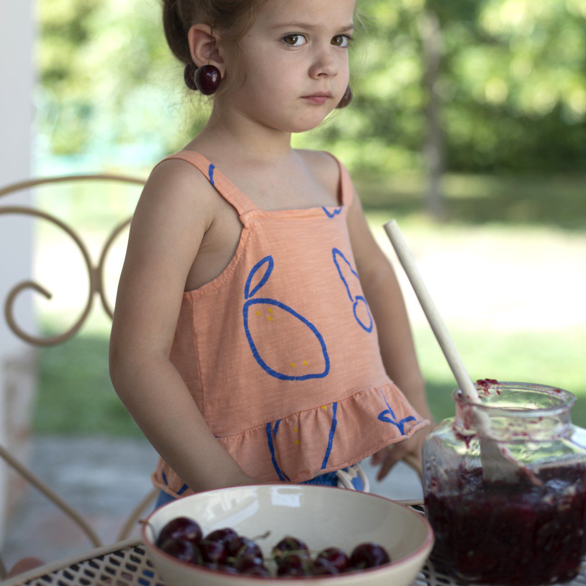 Tutti Frutti Top & Empordà Electric Blue Shorts