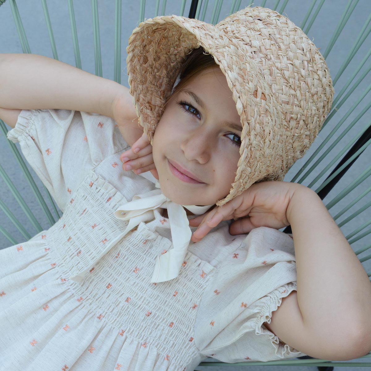 Pelin Dress Coper Spots