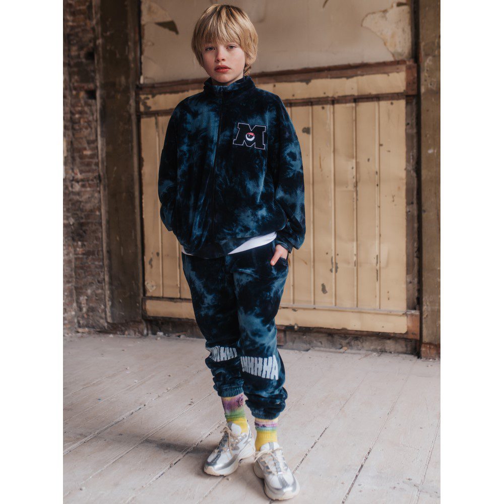 MONSTERS Tie Dye Zip Jacket | Blue