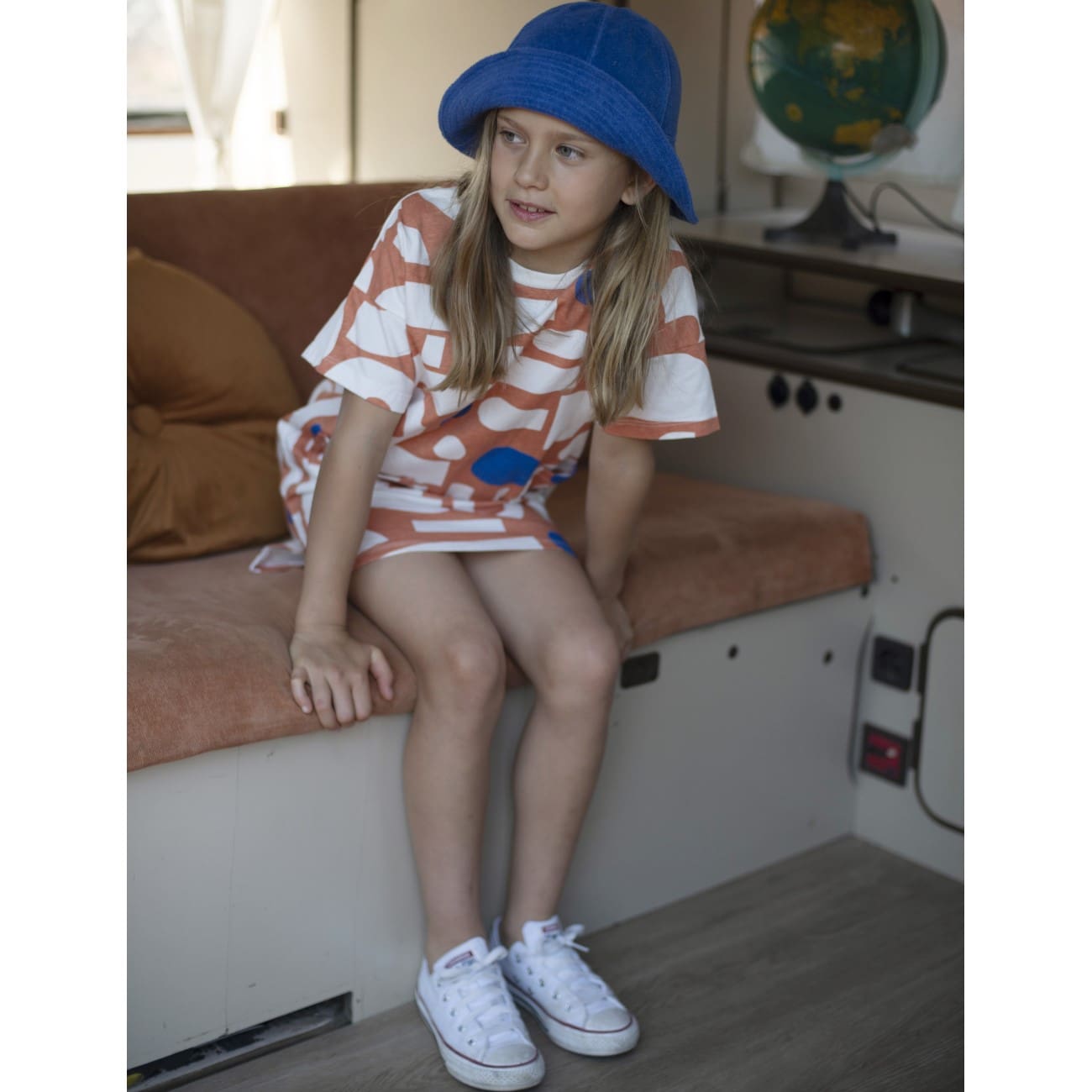 Dress Geo Terracotta