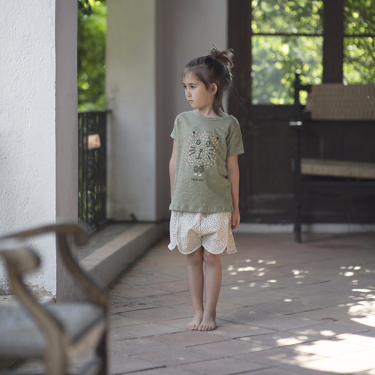 T-Shirt Mon Ami Green & Shorts Sauvage Green