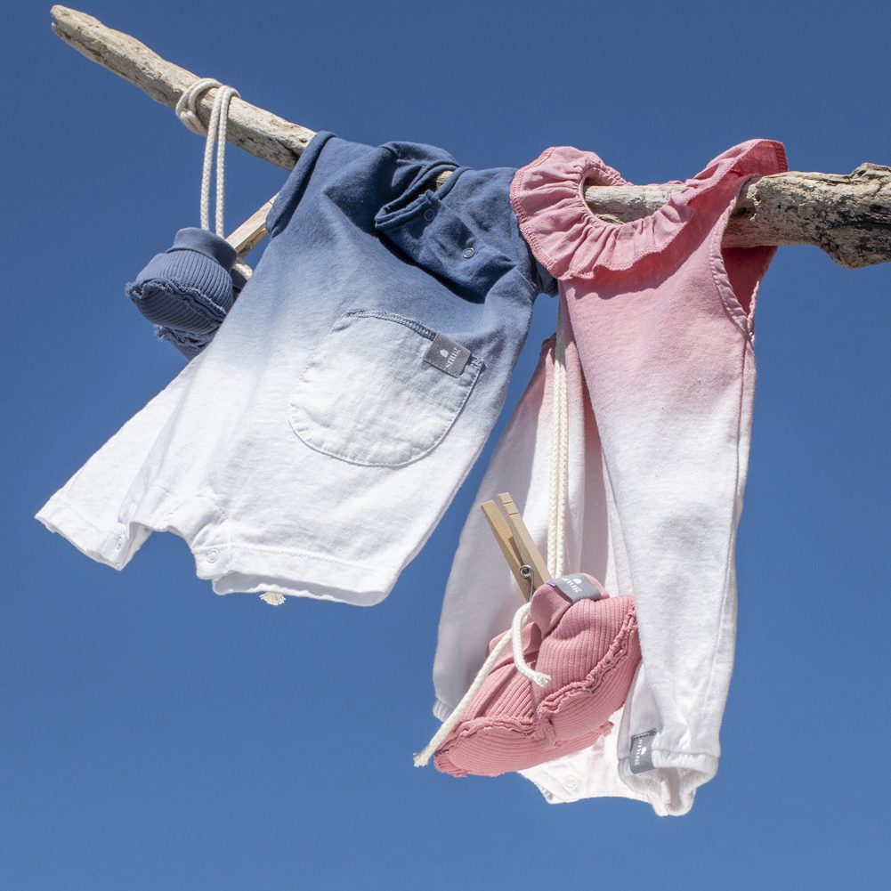 Dip Dye Romper | Indigo