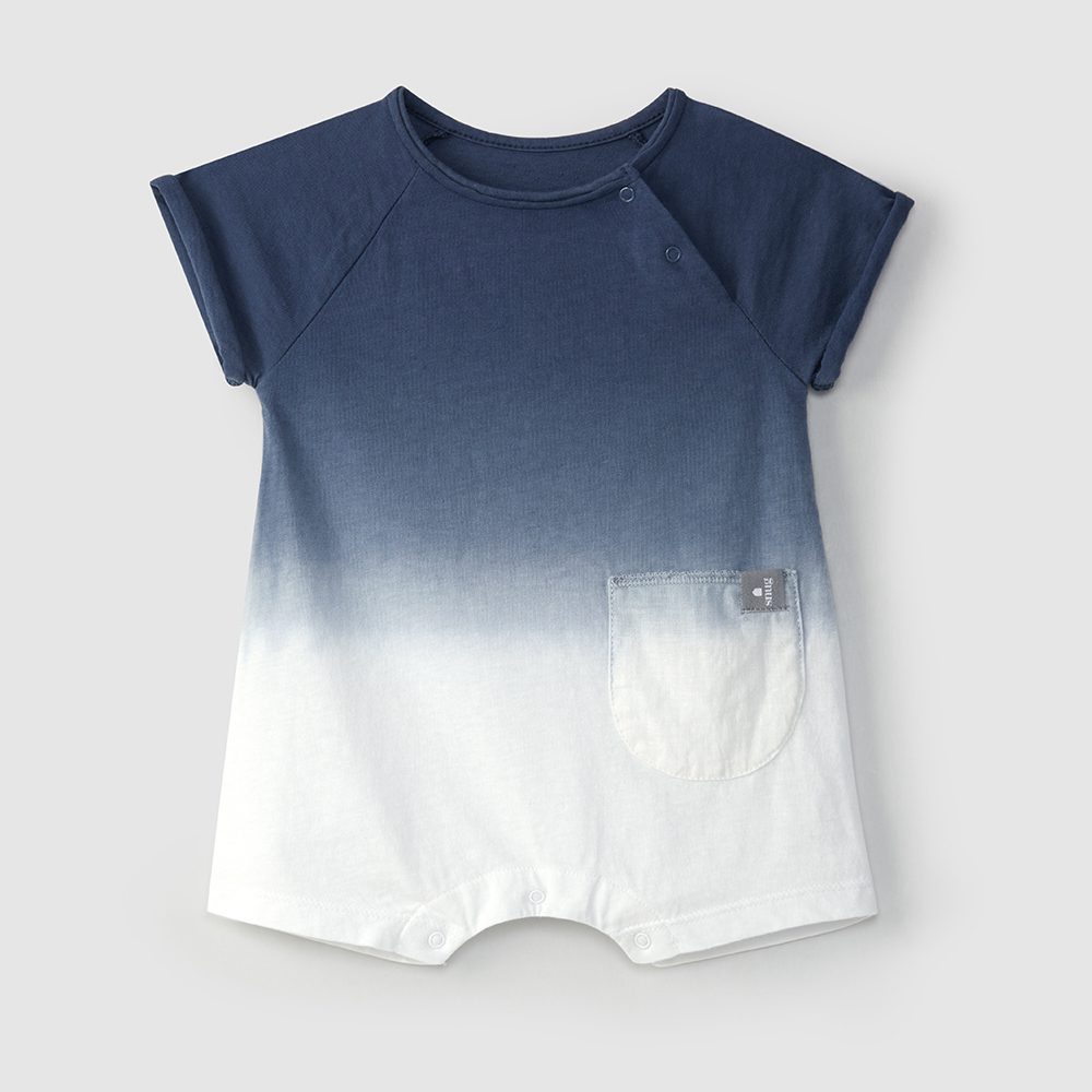 Dip Dye Romper | Indigo