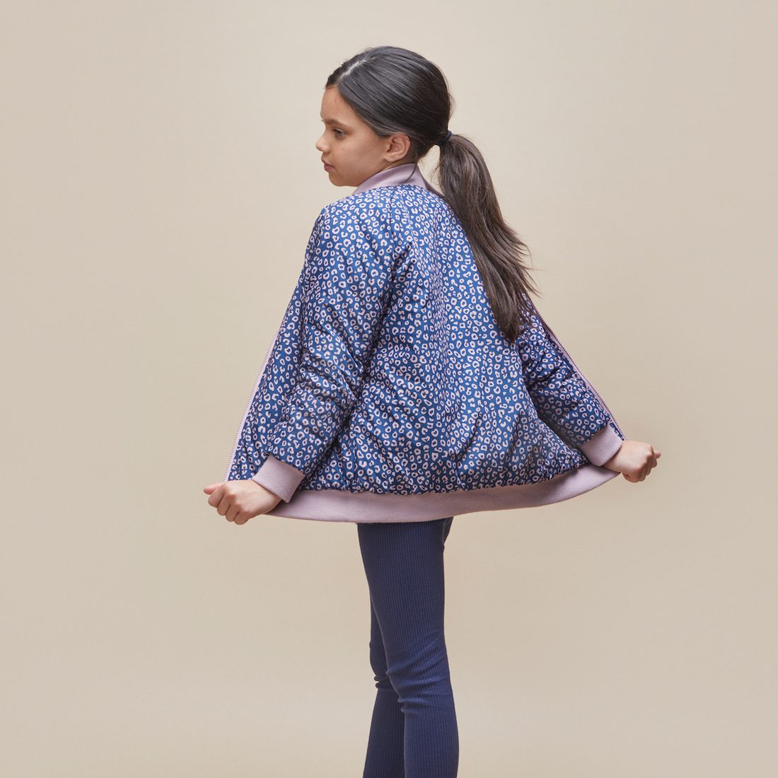 Ditzy Animal REVERSIBLE Bomber