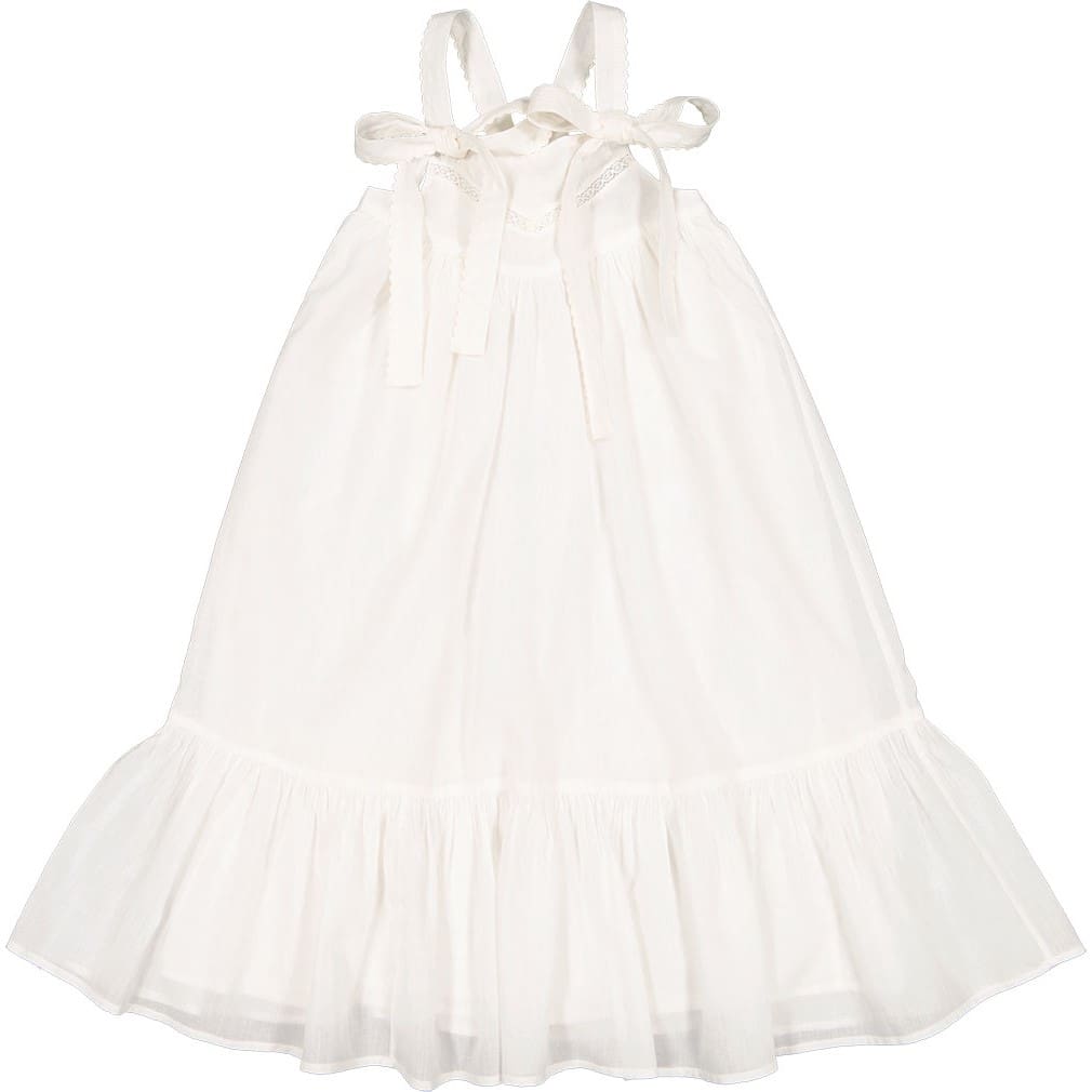 Dress Rosalina Cotton Veil | Off White