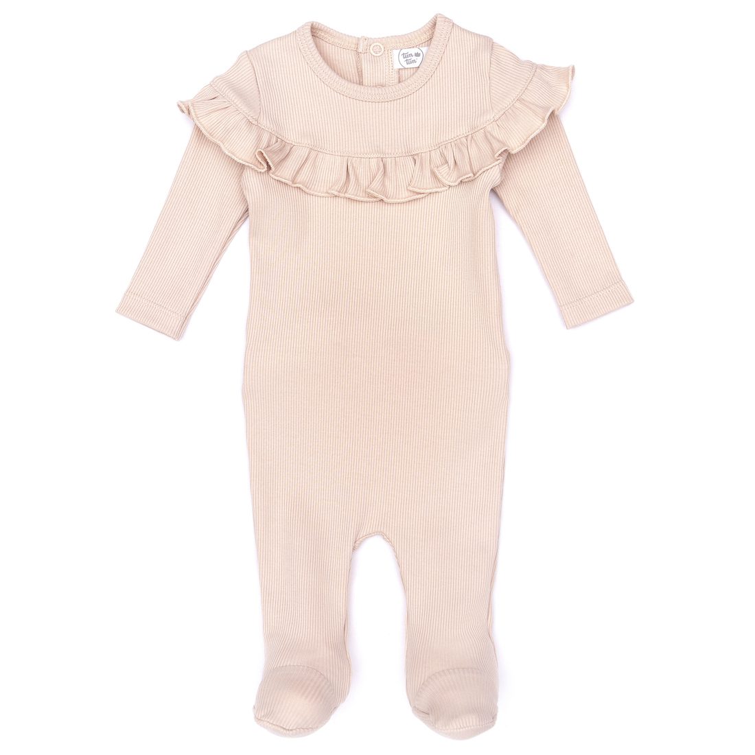 Emma Footie | Shell Pink