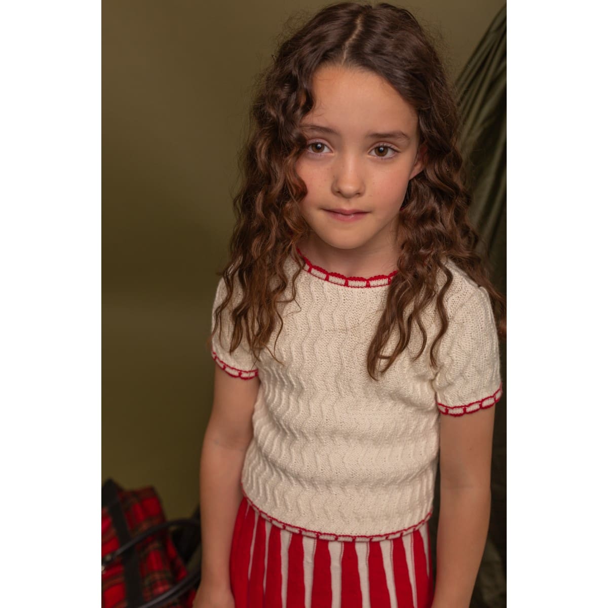 Chip Short Sleeve Sweater