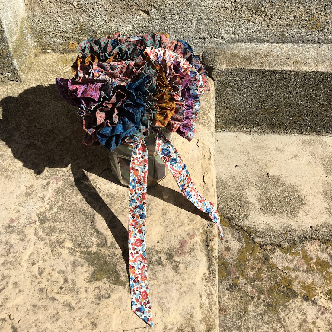 Elizabeth Liberty Ruffle Socks | Rose