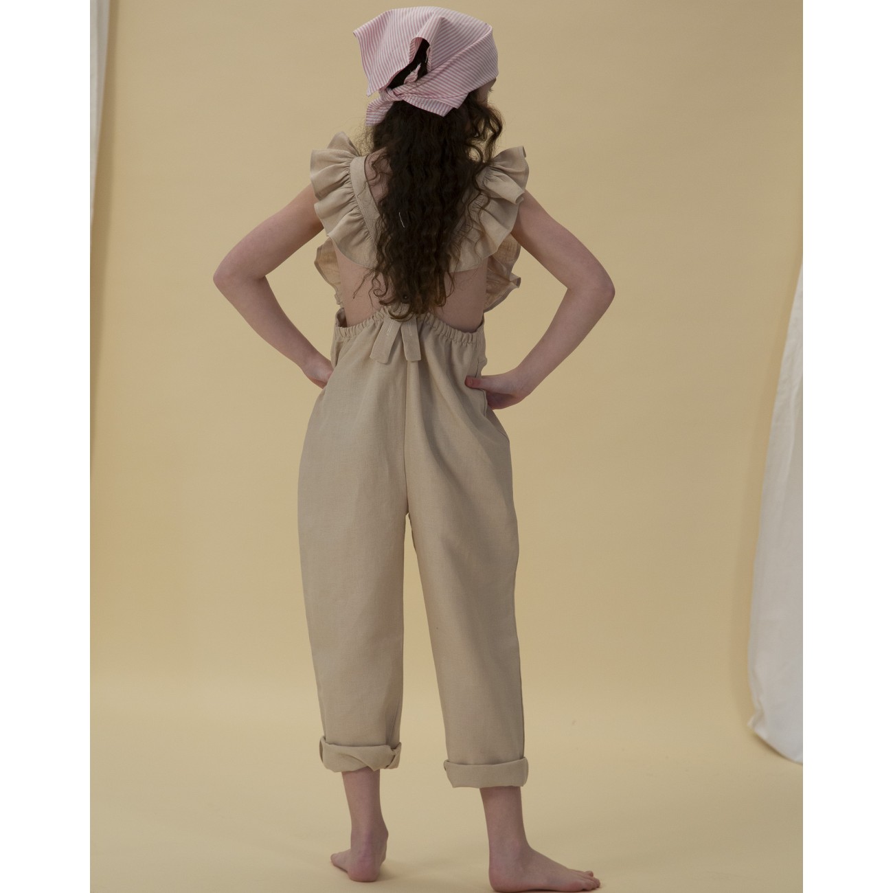Florence Dungarees | Sand