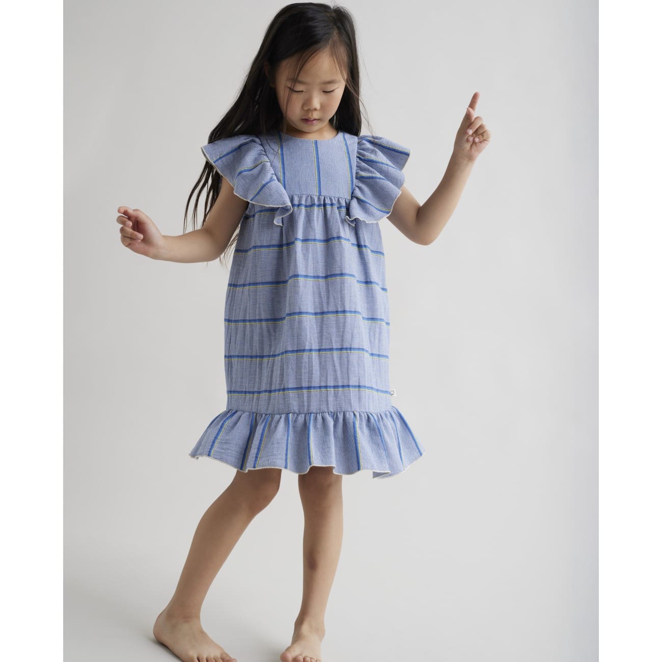 Frida Denim Stripes Dress