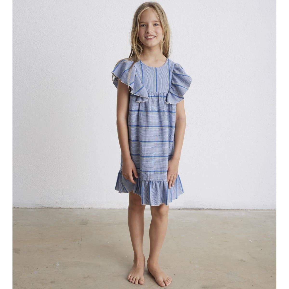 Frida Denim Stripes Dress