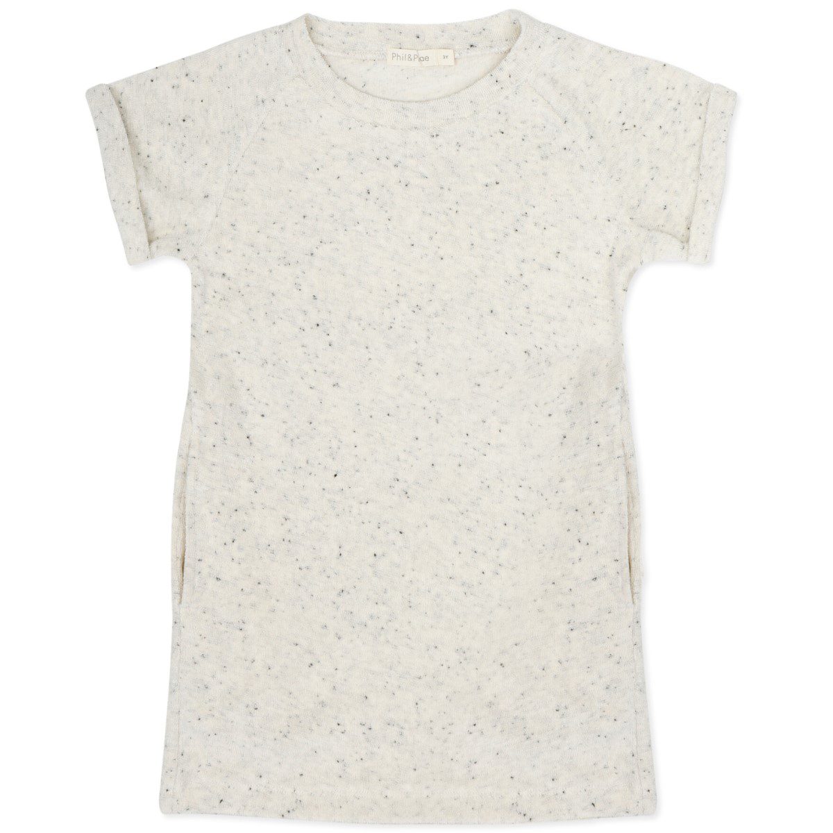 Frotté Tee Dress Speckles | Cotton Field