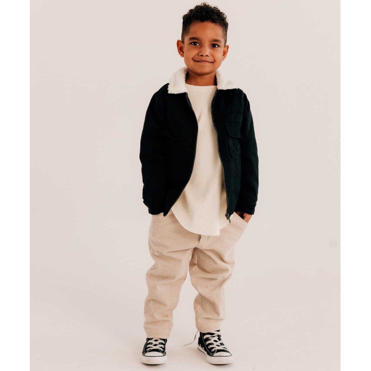 Terry Beige Comfort Fit Pants