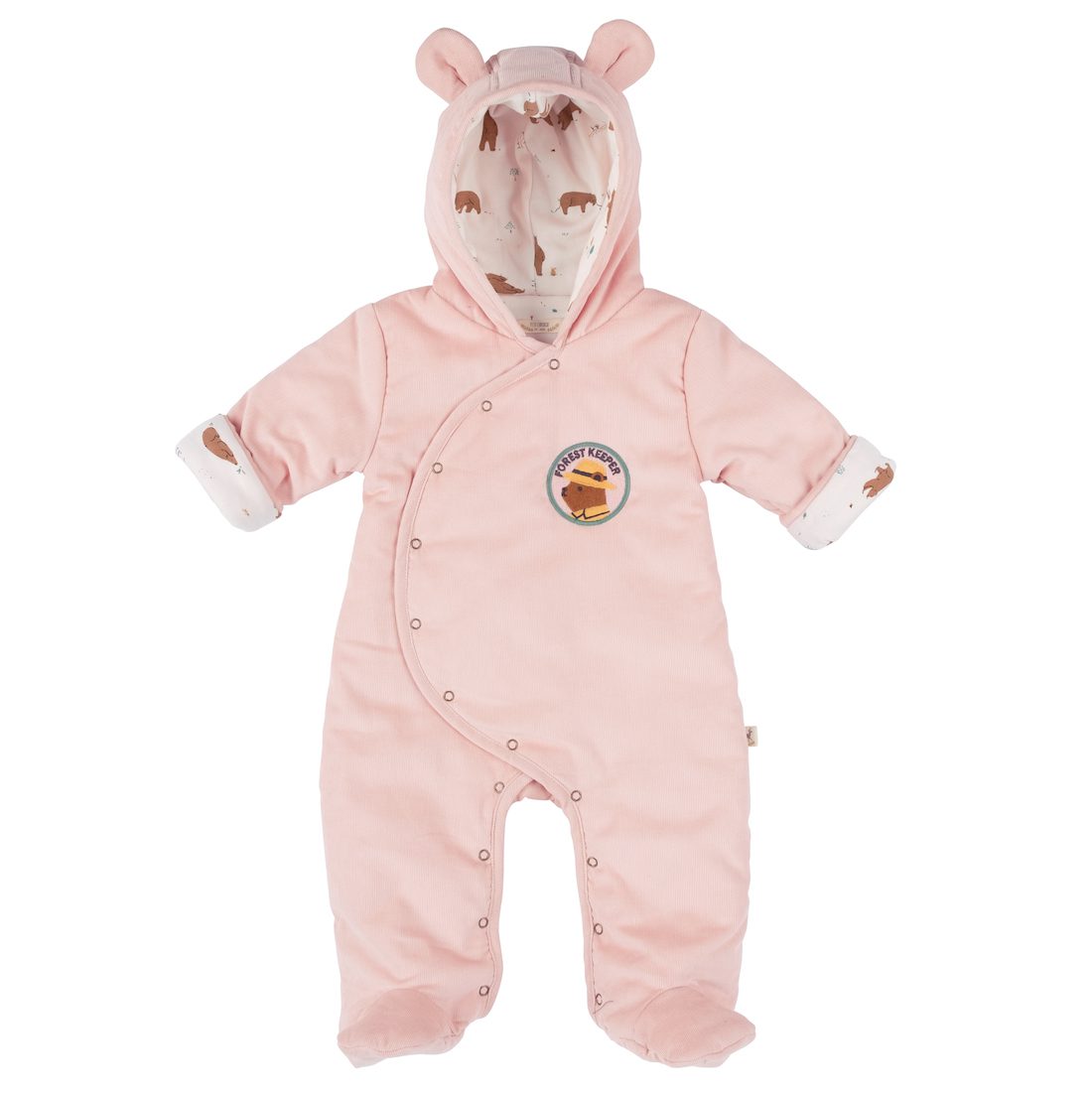 Forest Keeper Cameo Rose Padded Corduroy Jumpsuit