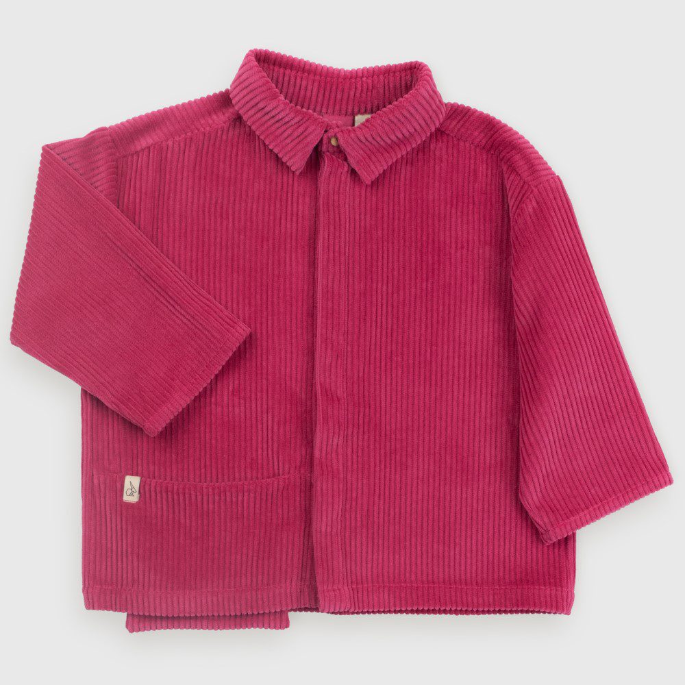 Gaspard Shirt Corduroy |  Fuchsia