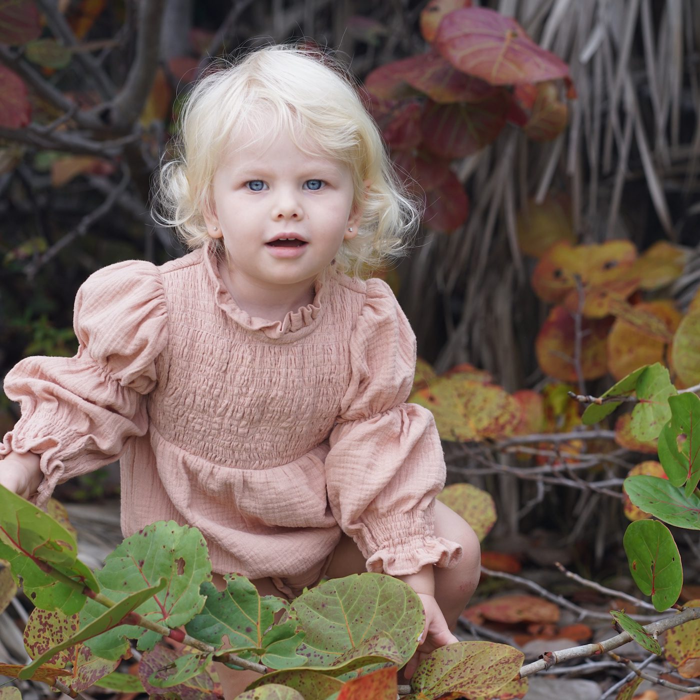 Gilda Smock Baby Romper