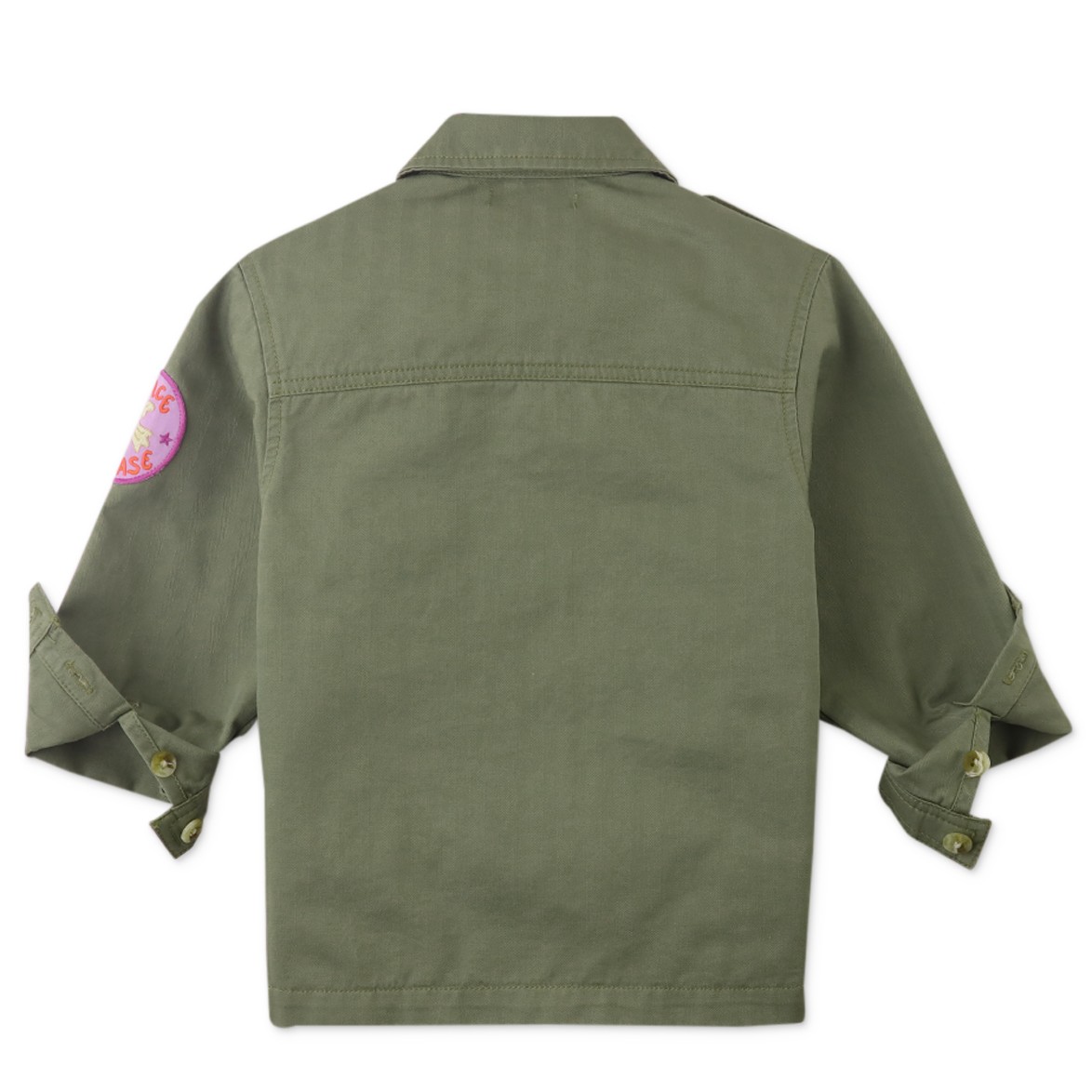 Riley Overshirt Jacket W/ Embroidered Badges
