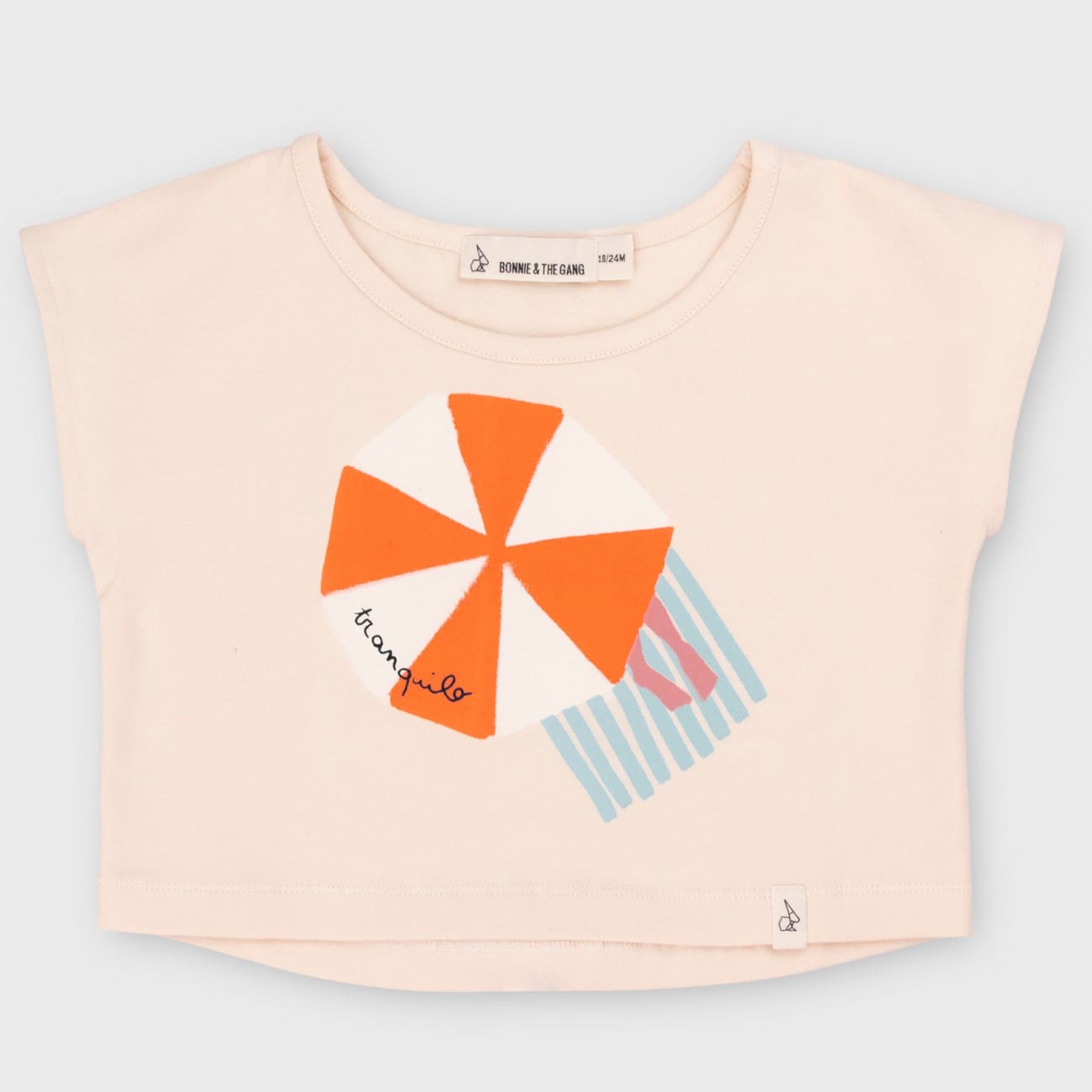 Goldie Cropped Tee | Biscuit