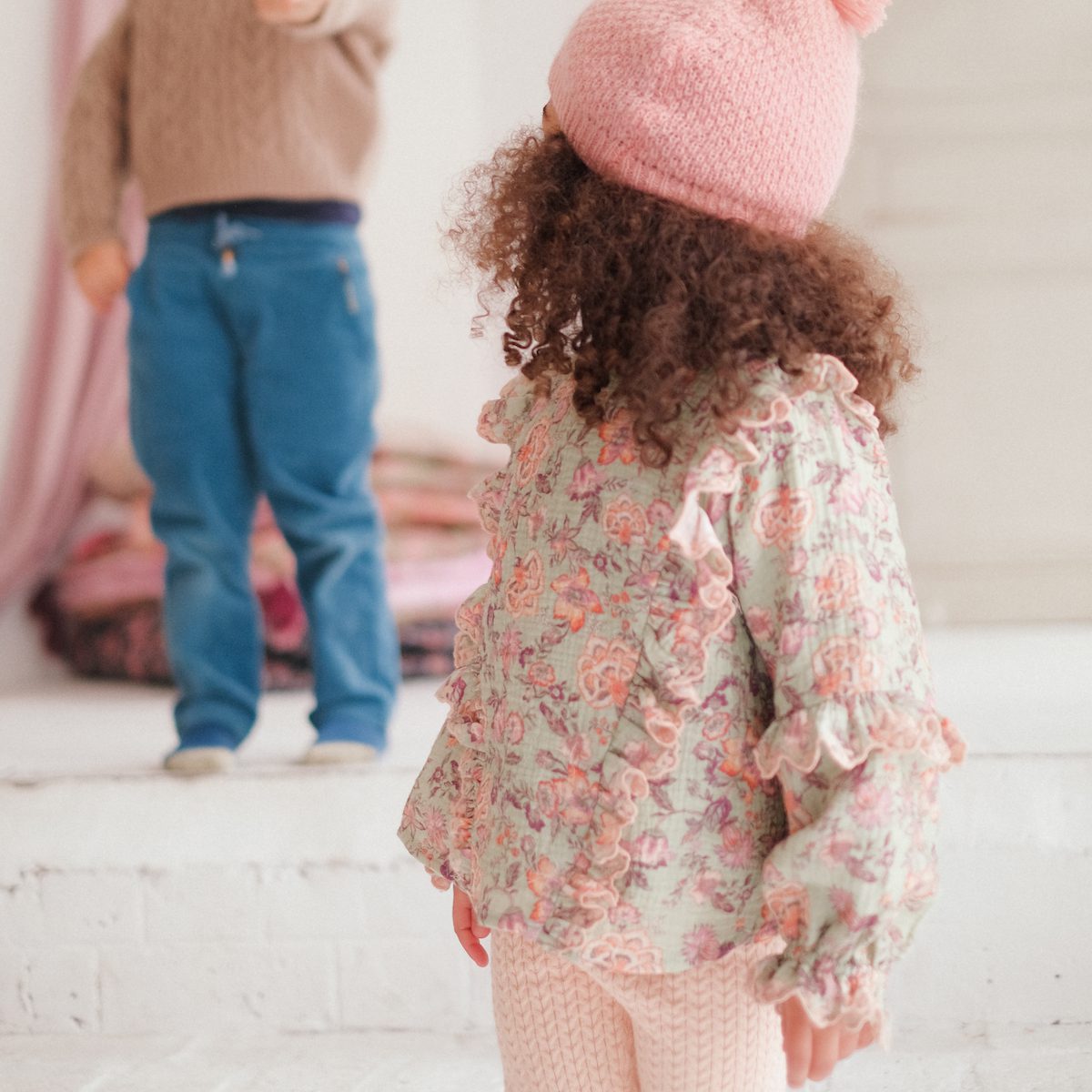 Tubi Blouse Khaki Tropical Loon