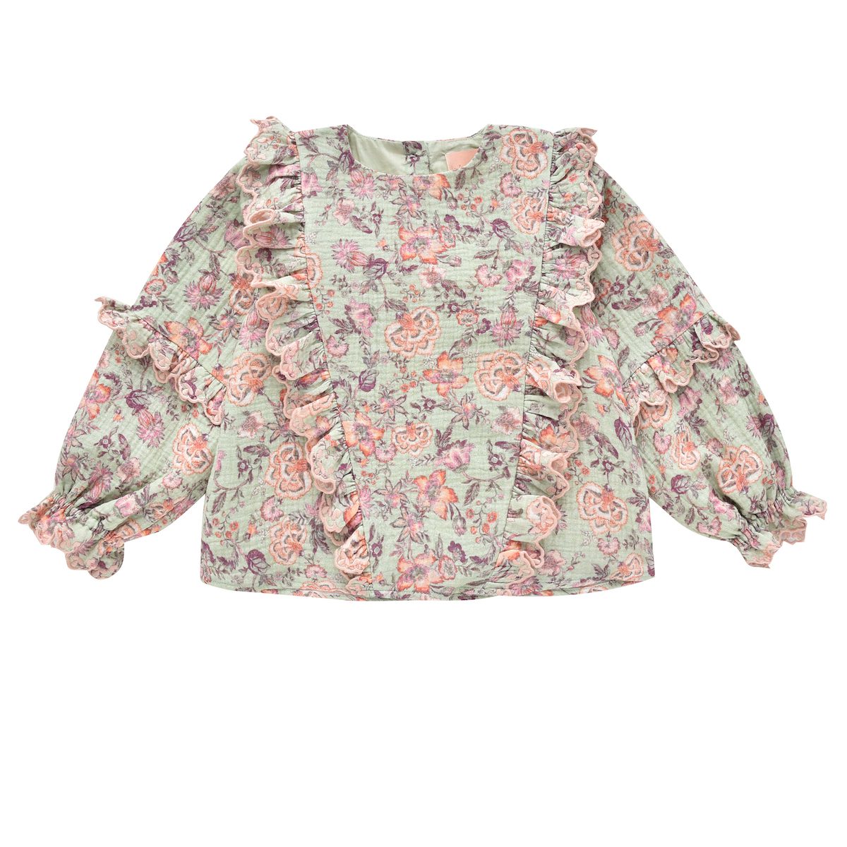 Tubi Blouse Khaki Tropical Loon