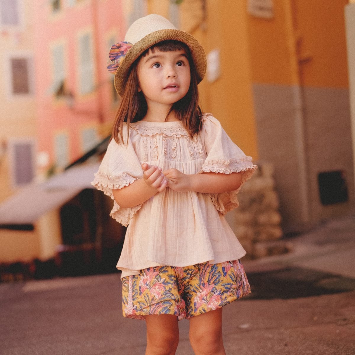 Sienna Priya Blouse & REVERSIBLE Honey Flower Ambroise Short