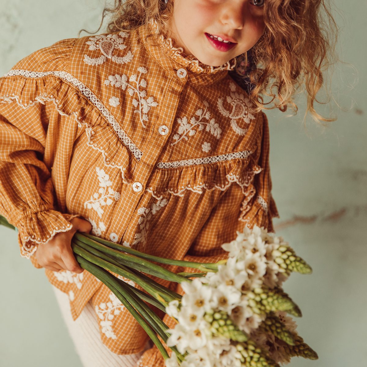 Nelia Blouse Cinnamon