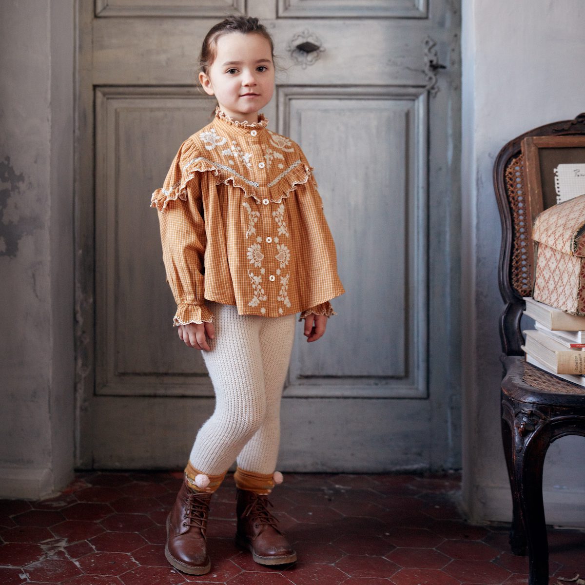 Nelia Blouse Cinnamon