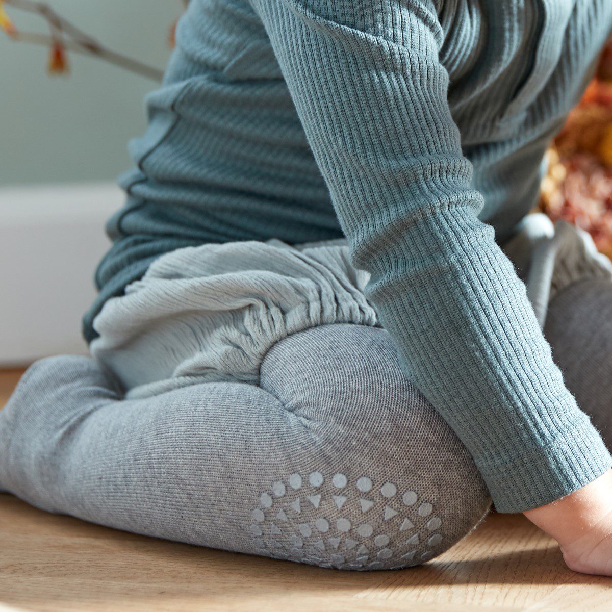 Crawling Tights | Grey Melange