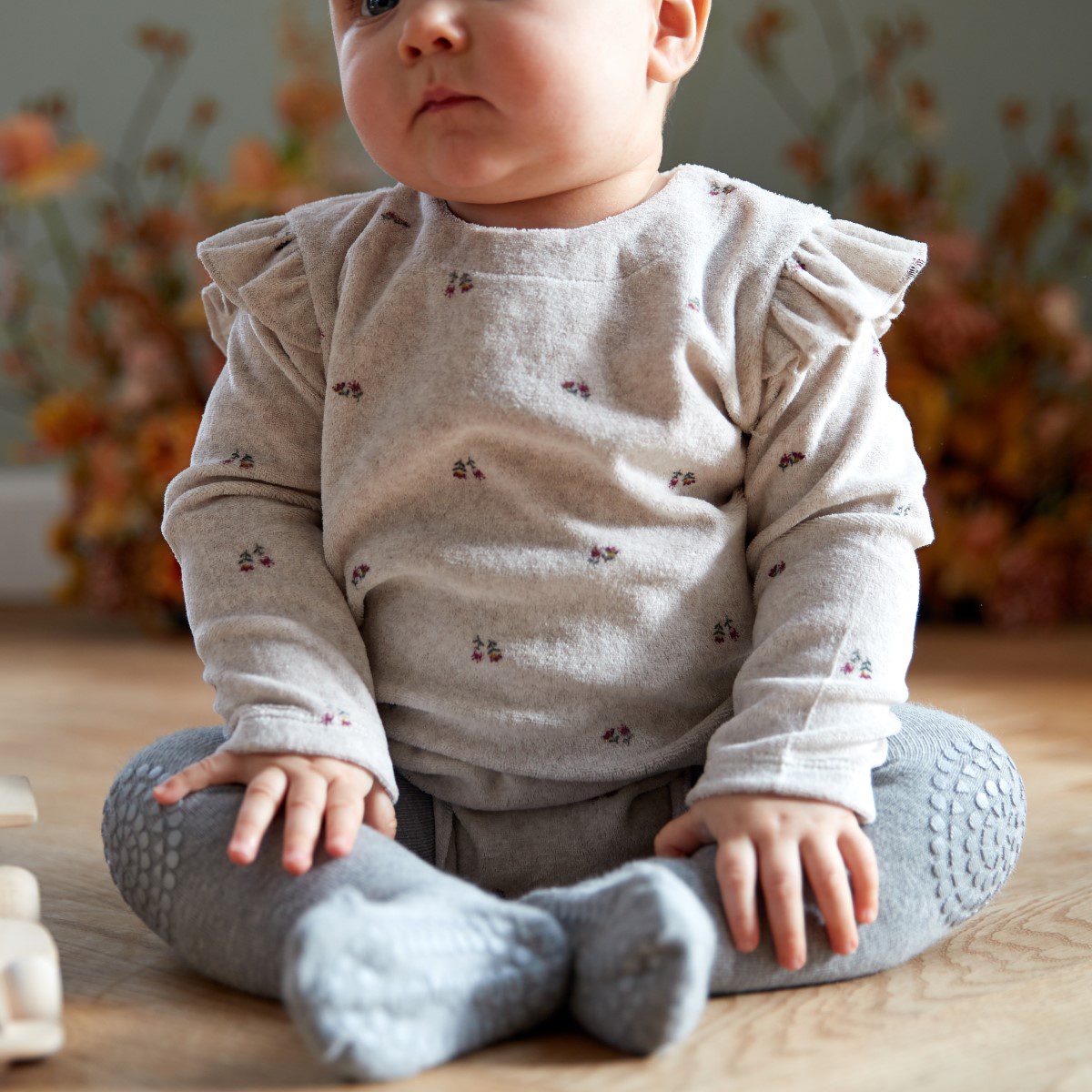 Crawling Tights | Grey Melange