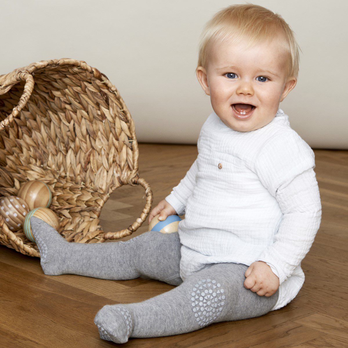 Crawling Tights | Grey Melange