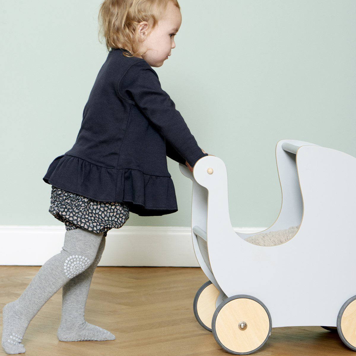 Crawling Tights | Grey Melange