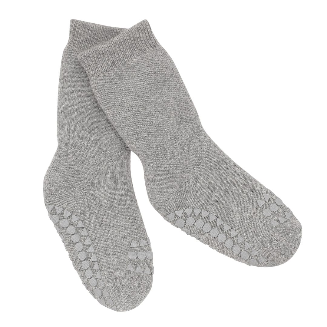 Non-Slip Socks | Grey Melange