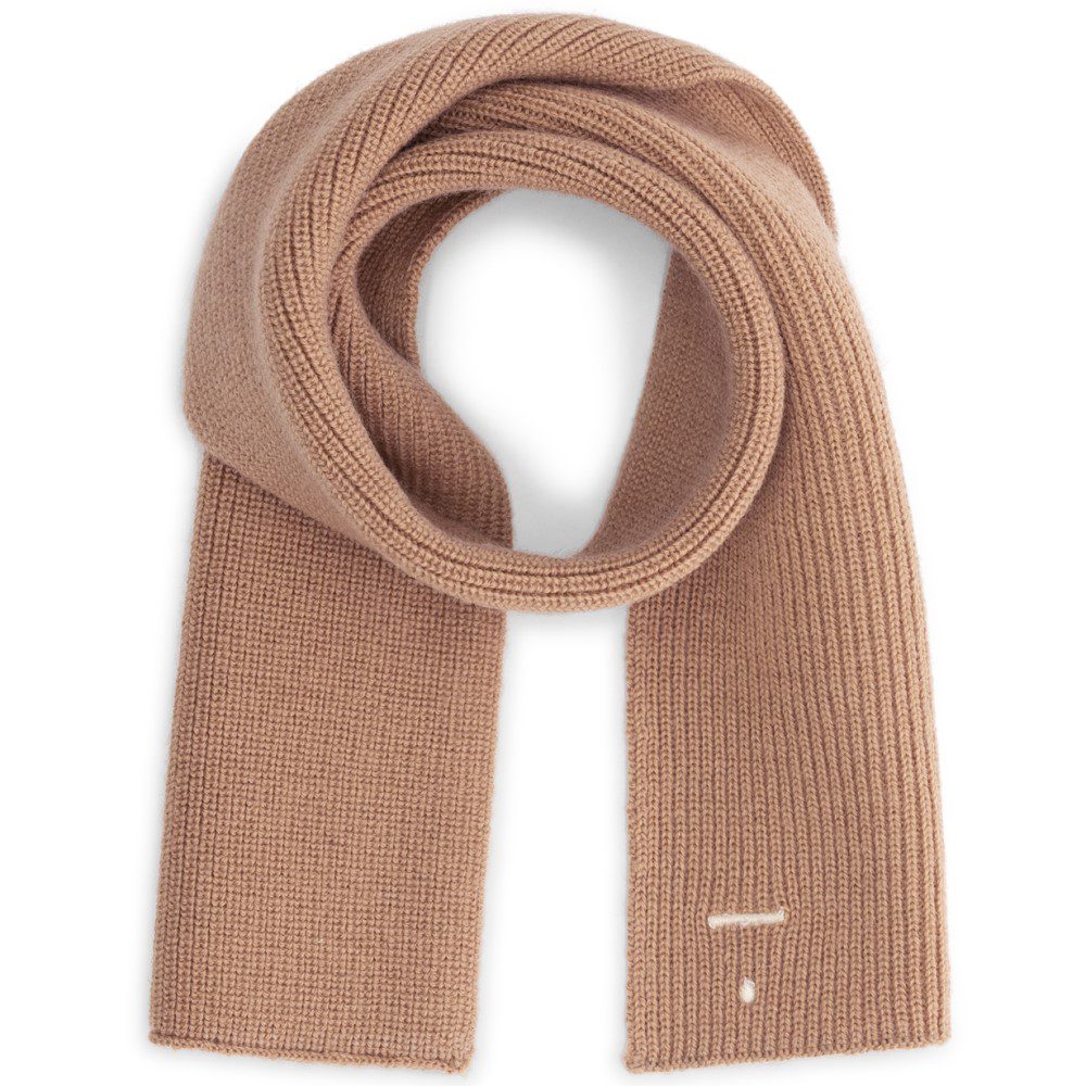 Baby Knitted Scarf | Biscuit