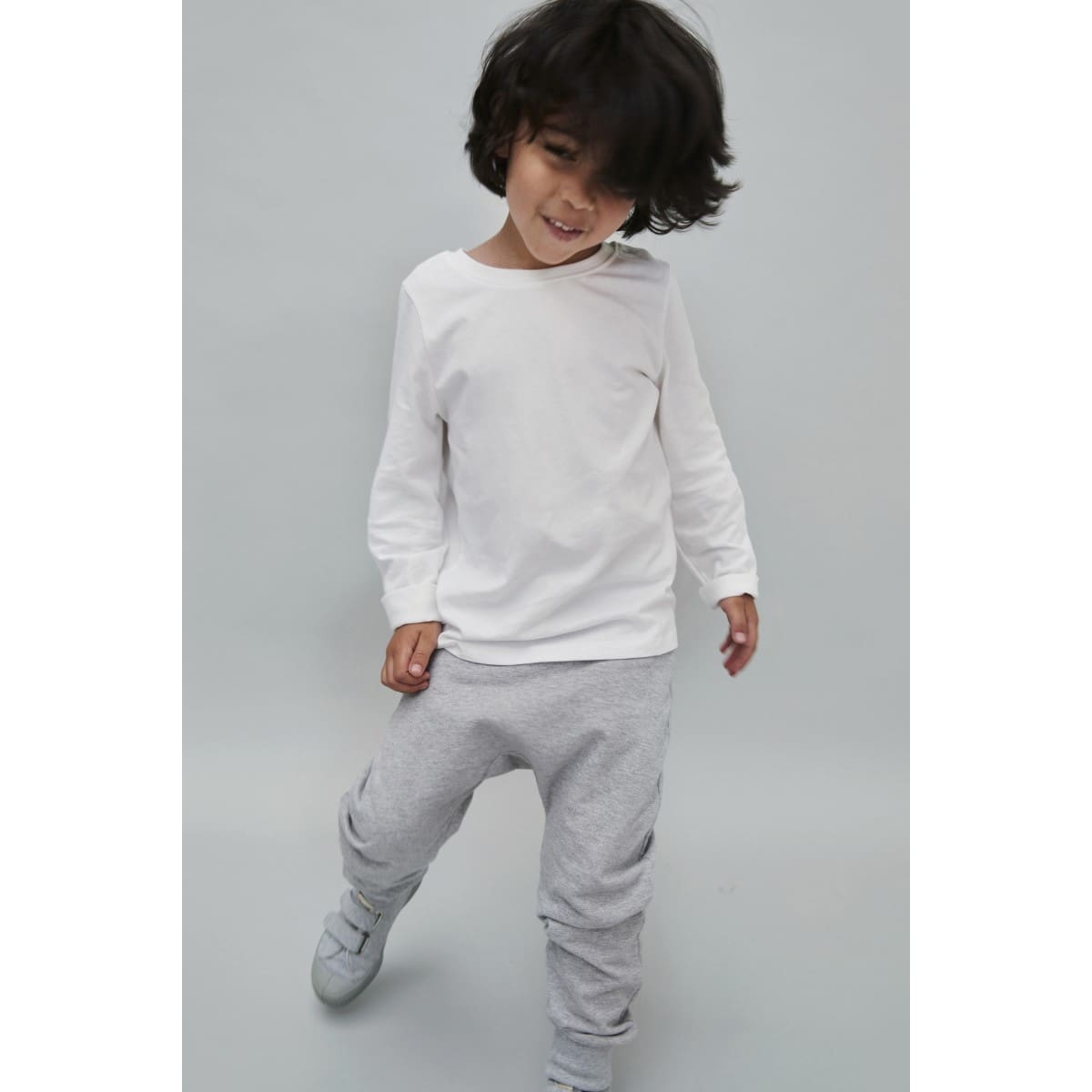 Baggy Pants | Grey Melange