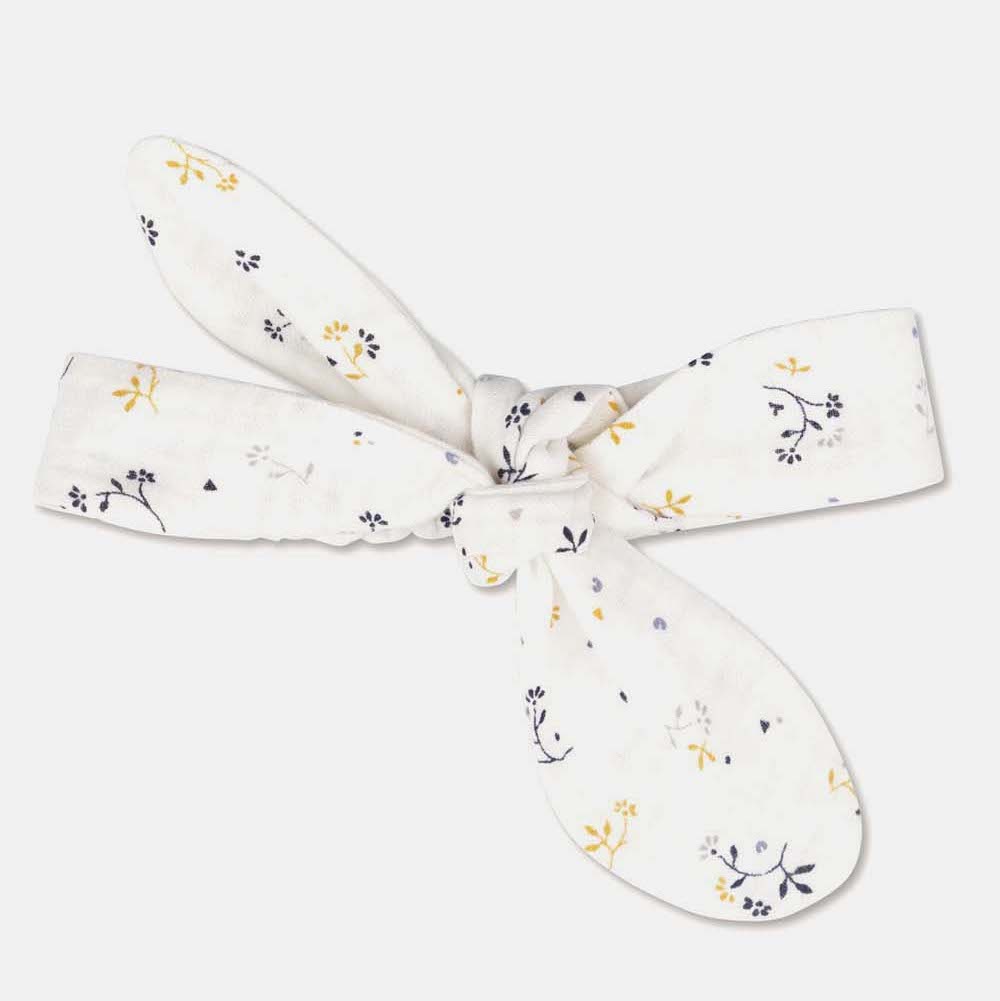 Muslin Headband | Ivory Floral